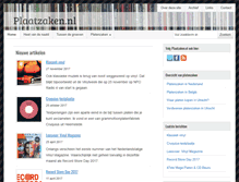 Tablet Screenshot of plaatzaken.nl
